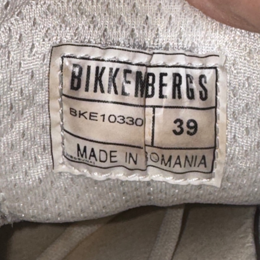 Bikkembergs Soccer Sneakers‎ Womens 39 White Metallic Red Logo BKE10330 Designer - Picture 7 of 8